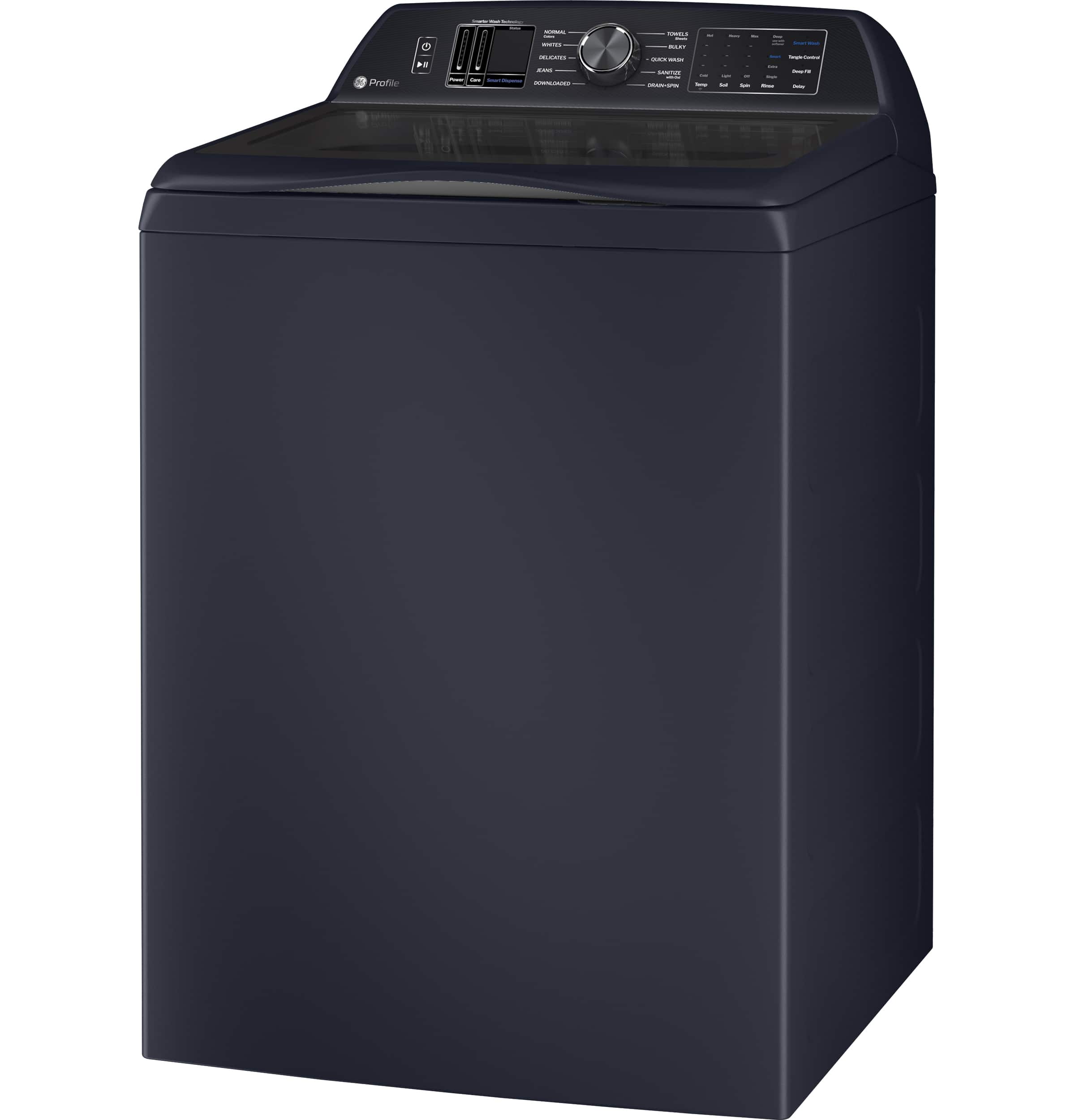 Alt View 1. GE Profile - 5.4 Cu. Ft. High-Efficiency Smart Top Load Washer with Adaptive SmartDispense - Sapphire Blue.