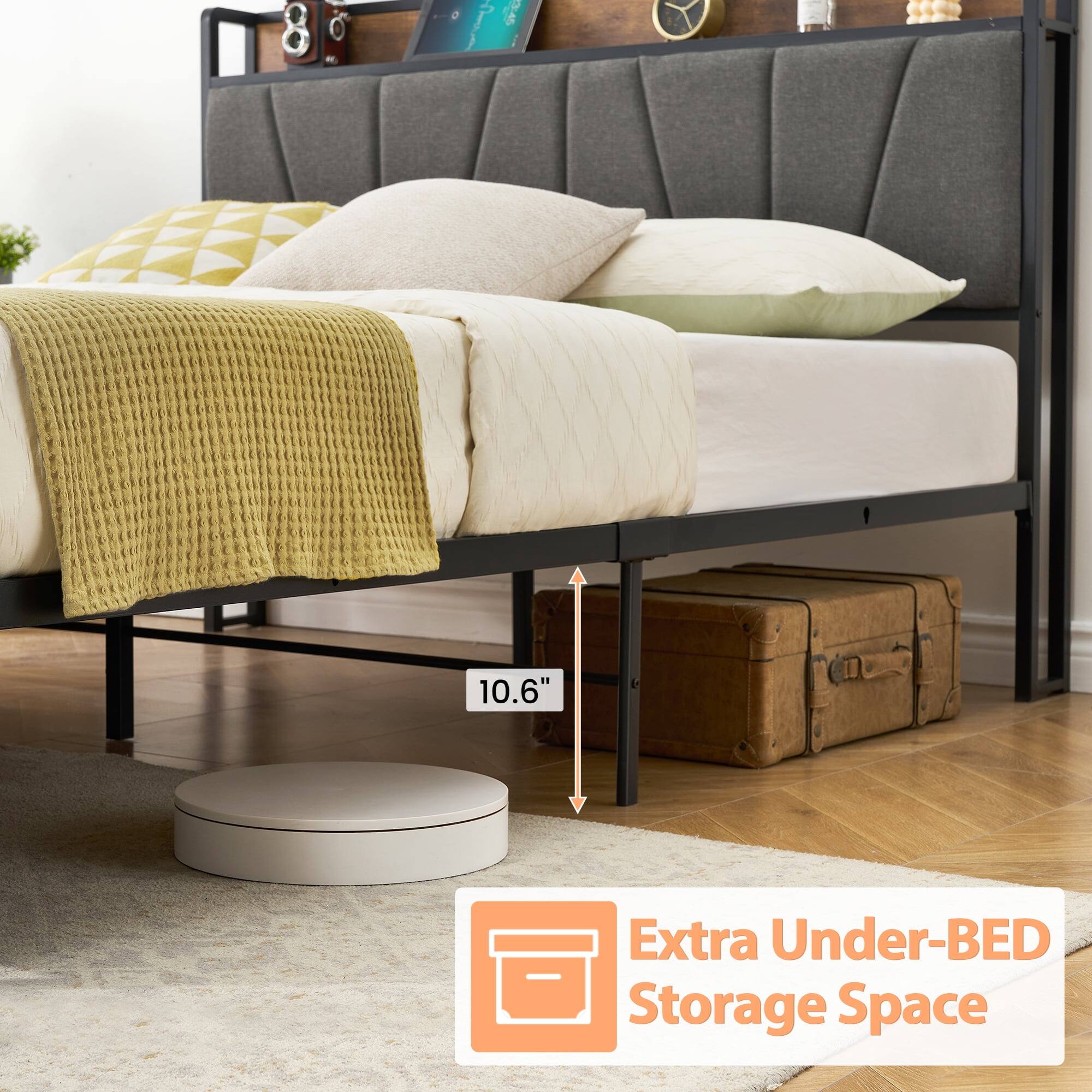 10.6" Extra Under-BED Storage Space