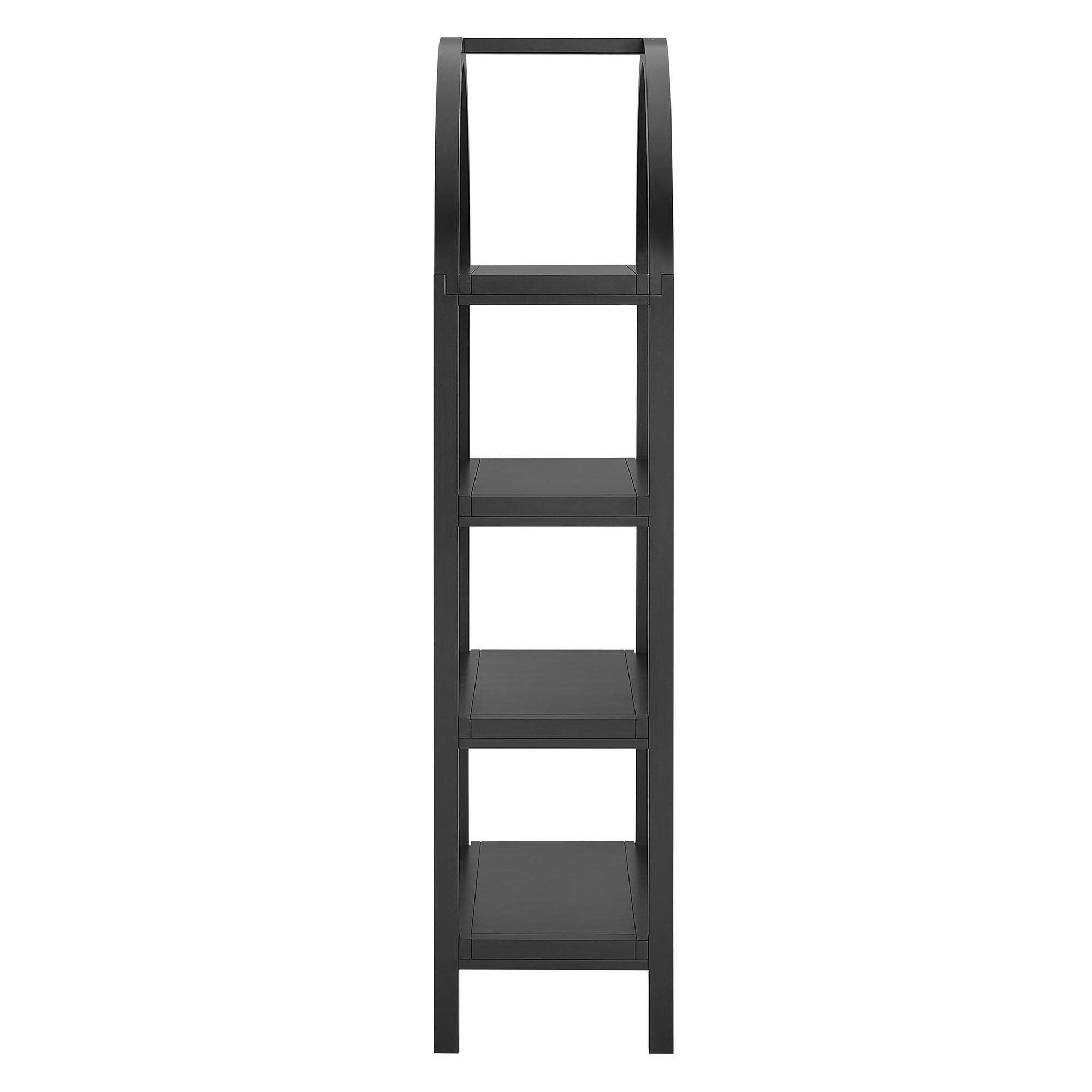 Alt View 2. Modway - Vexley 60 Inch Arched Bookshelf by Modway - Black.