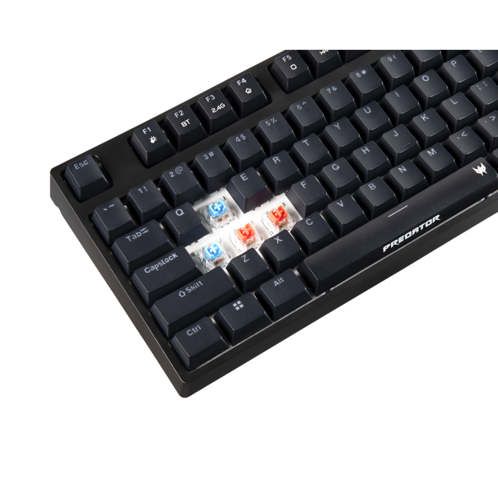 Esc F1 F2 F3 F4 F5 2.4G BT 1! 2@ 3# 4$ 5% 6^ 7& 8* 9( 0) Q W E R T Y U I O P Tab Capslock Shift A S D F G H J K L Z X C V B N M Ctrl