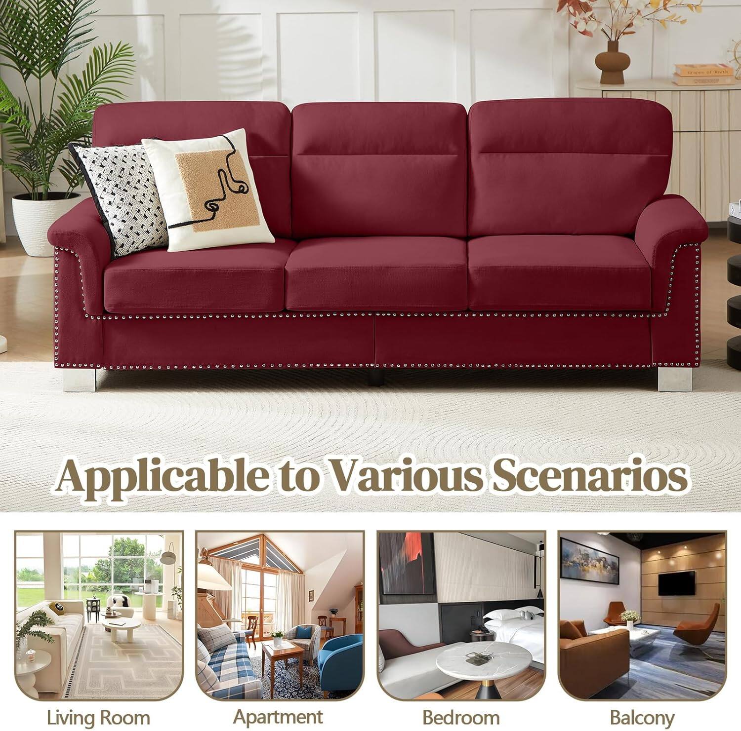 Applicable to Various Scenarios

Living Room  
Apartment  
Bedroom  
Balcony