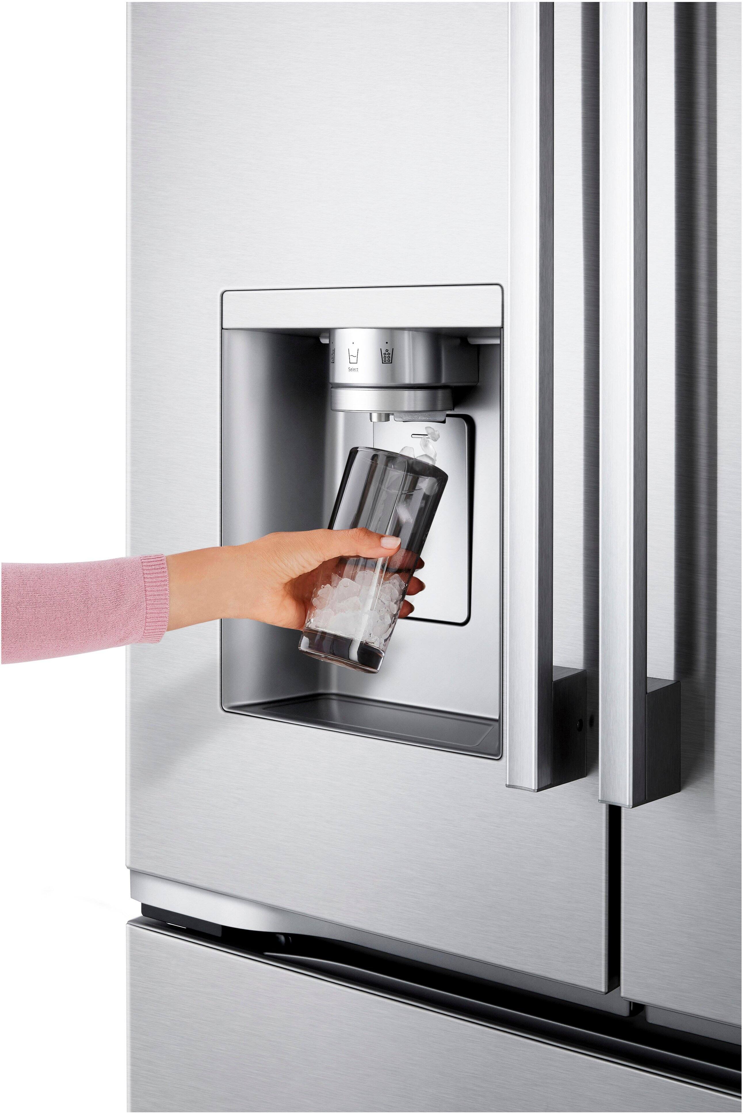 Alt View 17. LG - Counter-Depth MAX 23.7 Cu. Ft. French Door Smart Refrigerator with Zero Clearance - PrintProof Stainless Steel.