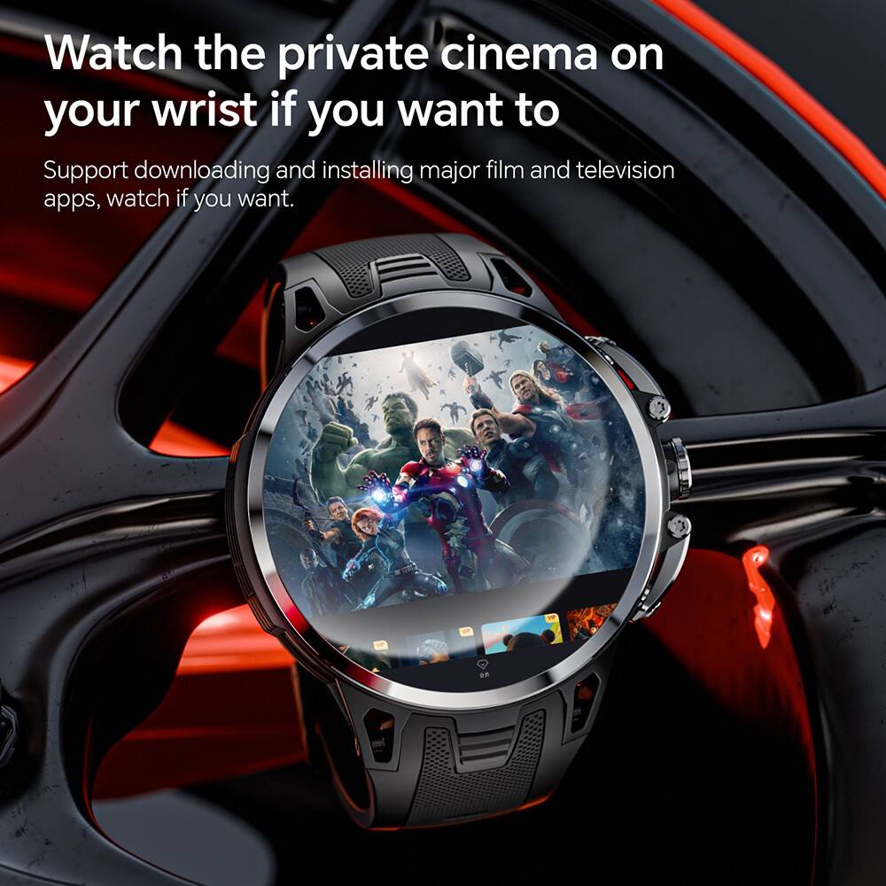Watch the private cinema on your wrist if you want to

Support downloading and installing major film and television apps, watch if you want.