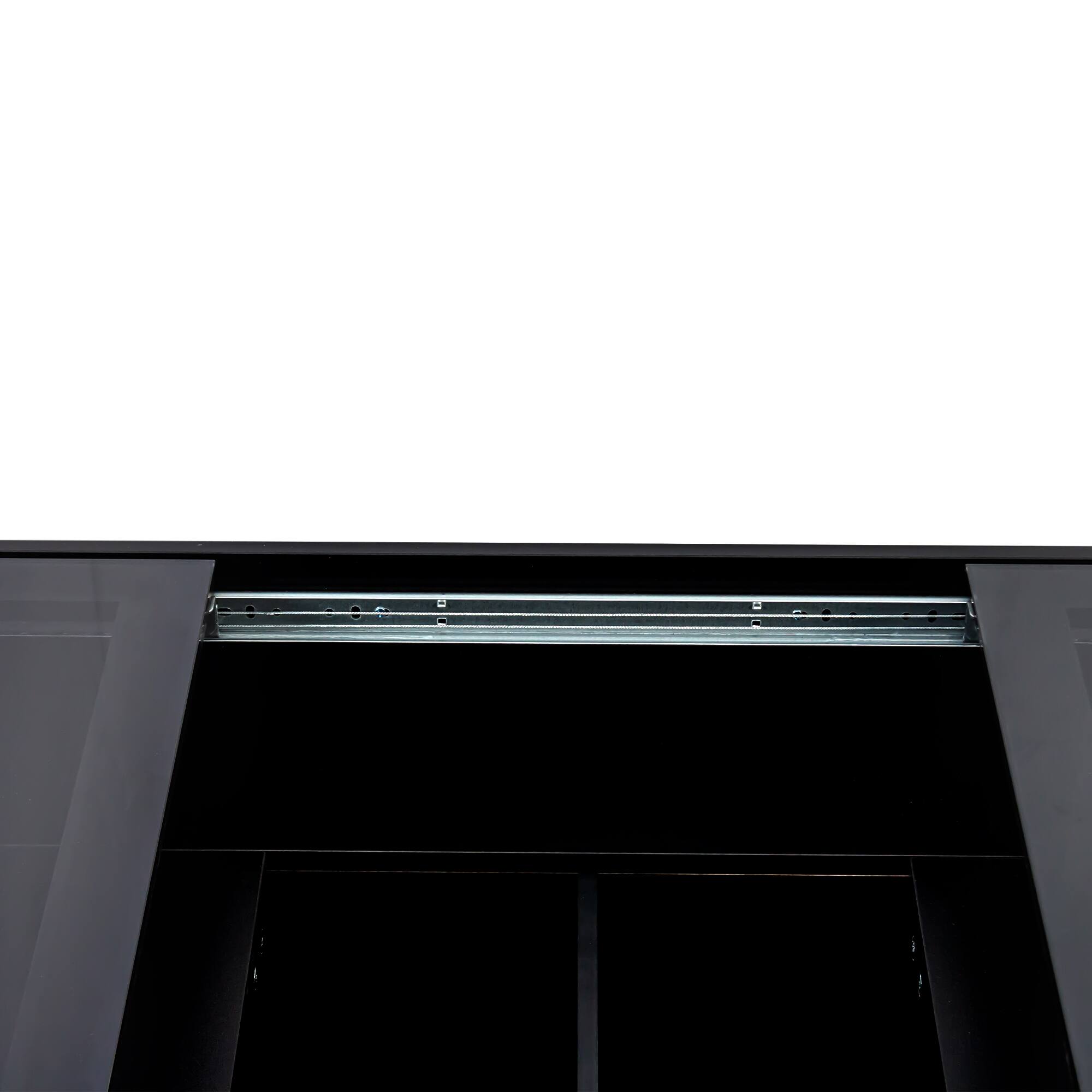 Alt View 1. Tiramisubest - Coffee Table with Sliding Tabletop, Center Table with Hidden Storage Compartment, Extendable Table for Living Room - Black.