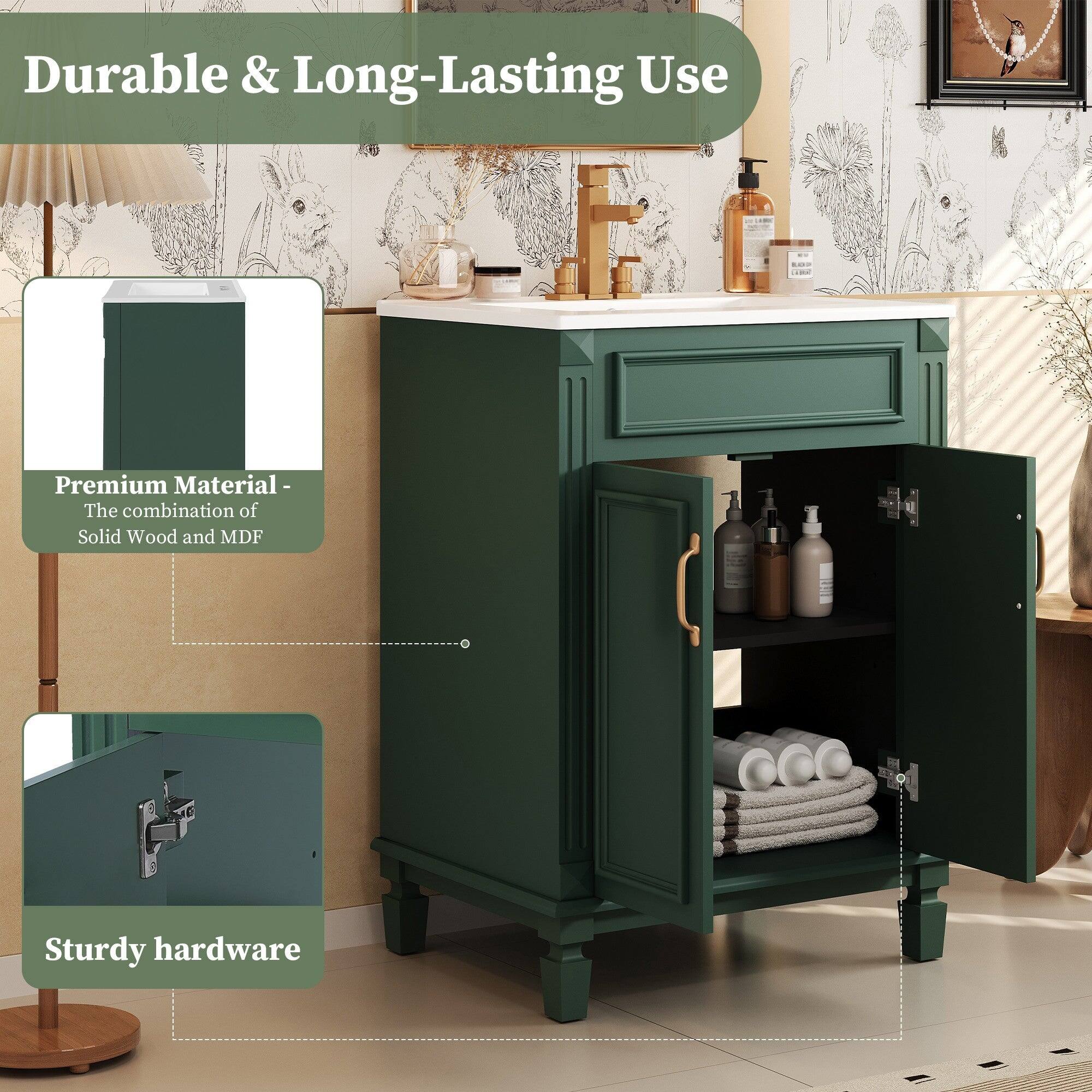 Durable & Long-Lasting Use

Premium Material - The combination of Solid Wood and MDF

Sturdy hardware