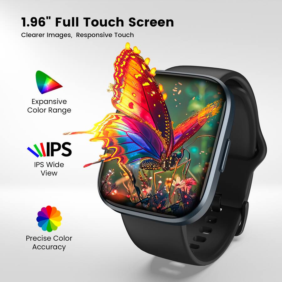 Hunkstar ST200 Smart Watch, HD Touch Screen BT Call Heart