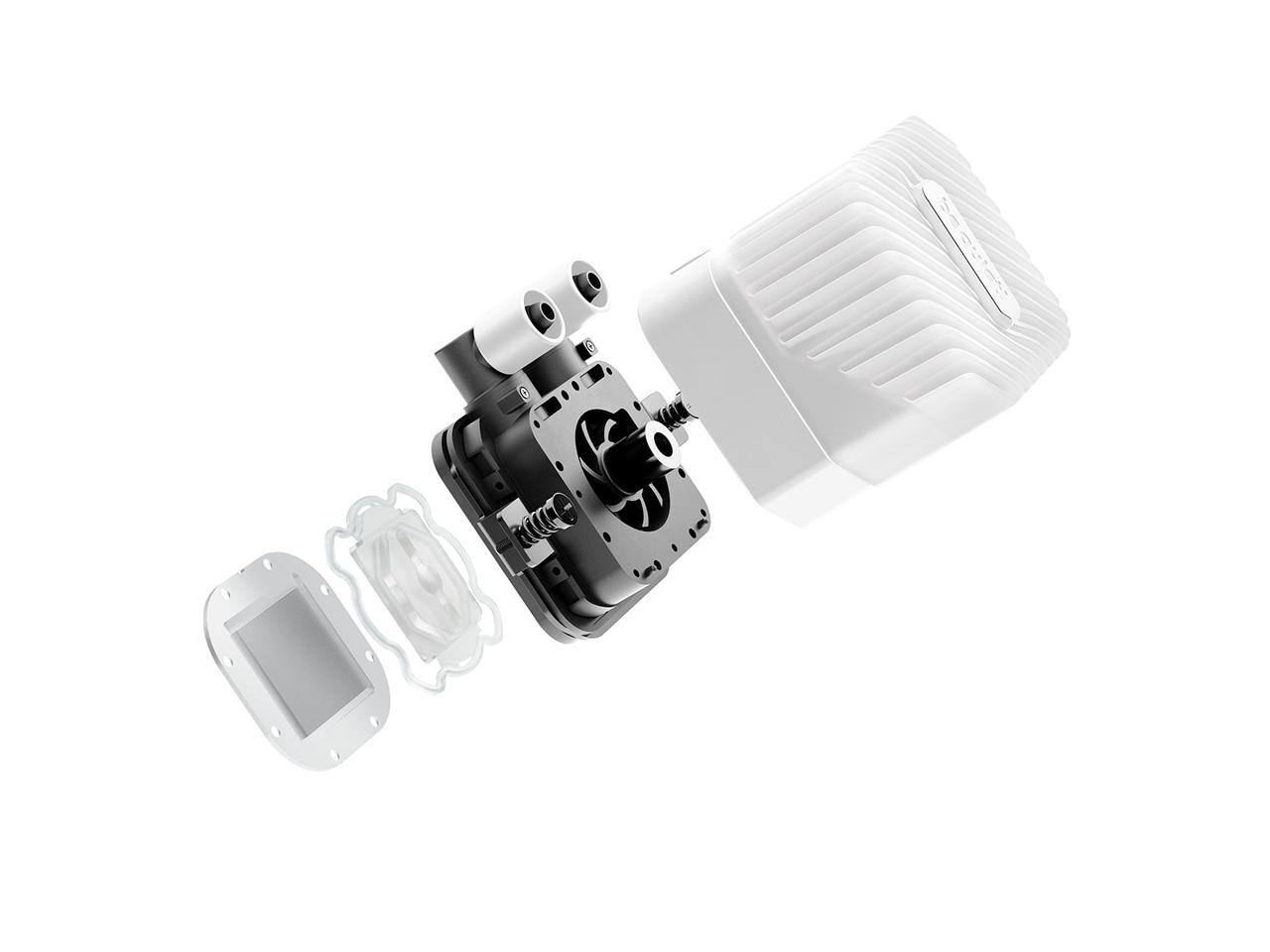 Alt View 4. be quiet! - be quiet! Light Loop 360mm White CPU Cooler, 3x Light Wings LX 120mm PWM ARGB Fans, Stylish ARGB Block BW023 - White.