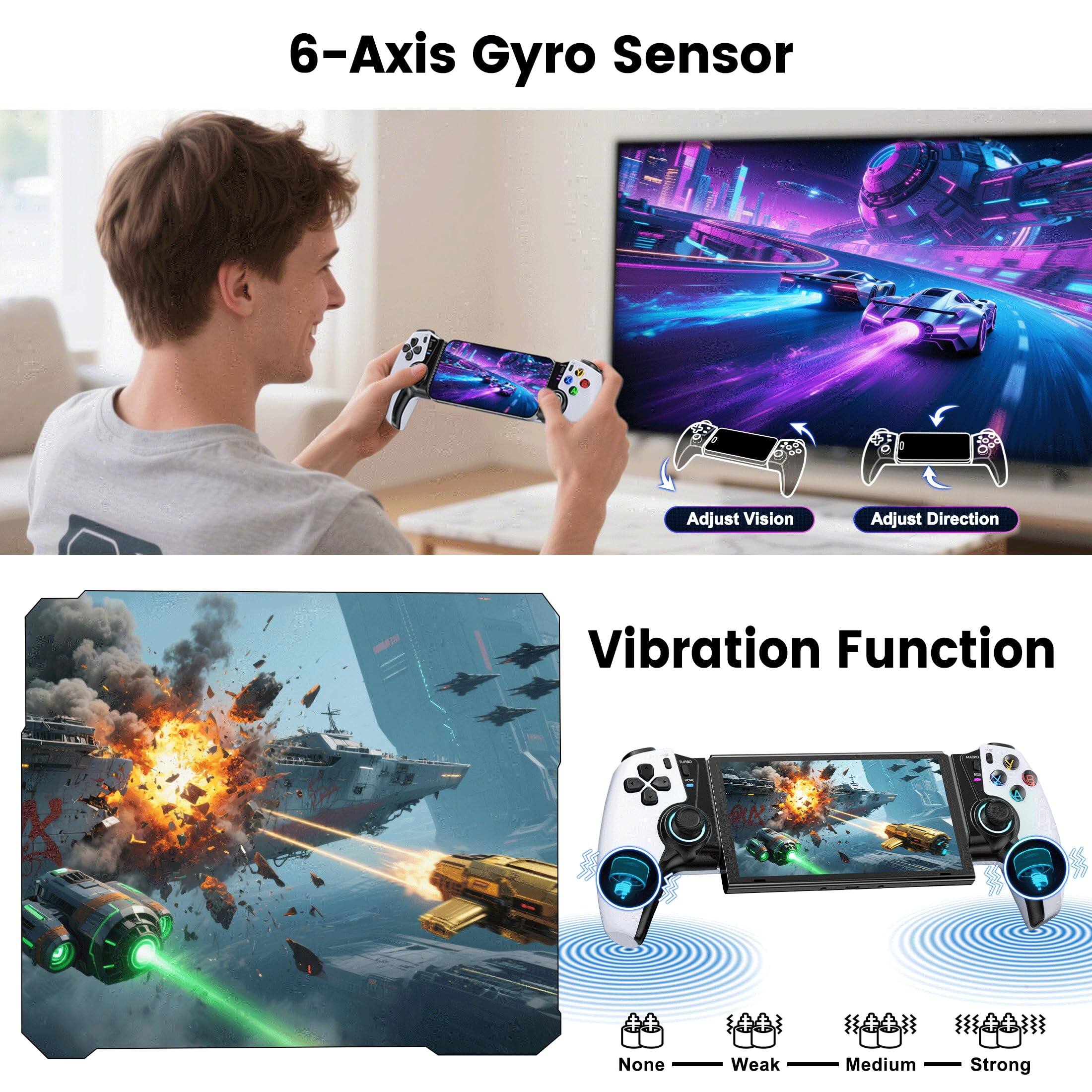 6-Axis Gyro Sensor

Adjust Vision  
Adjust Direction

Vibration Function

None  
Weak  
Medium  
Strong