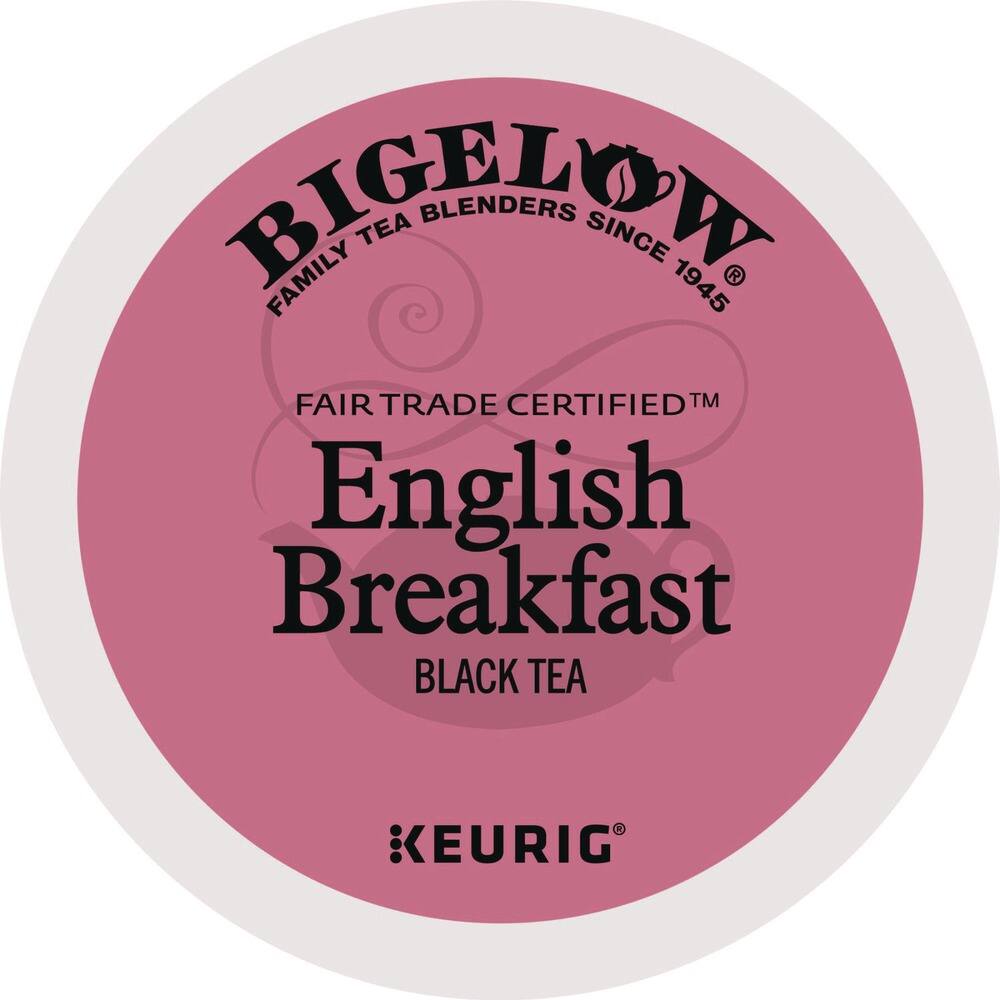 Bigelow Family Tea Blenders Since 1945  
Fair Trade Certified™  
English Breakfast  
Black Tea  
Keurig®