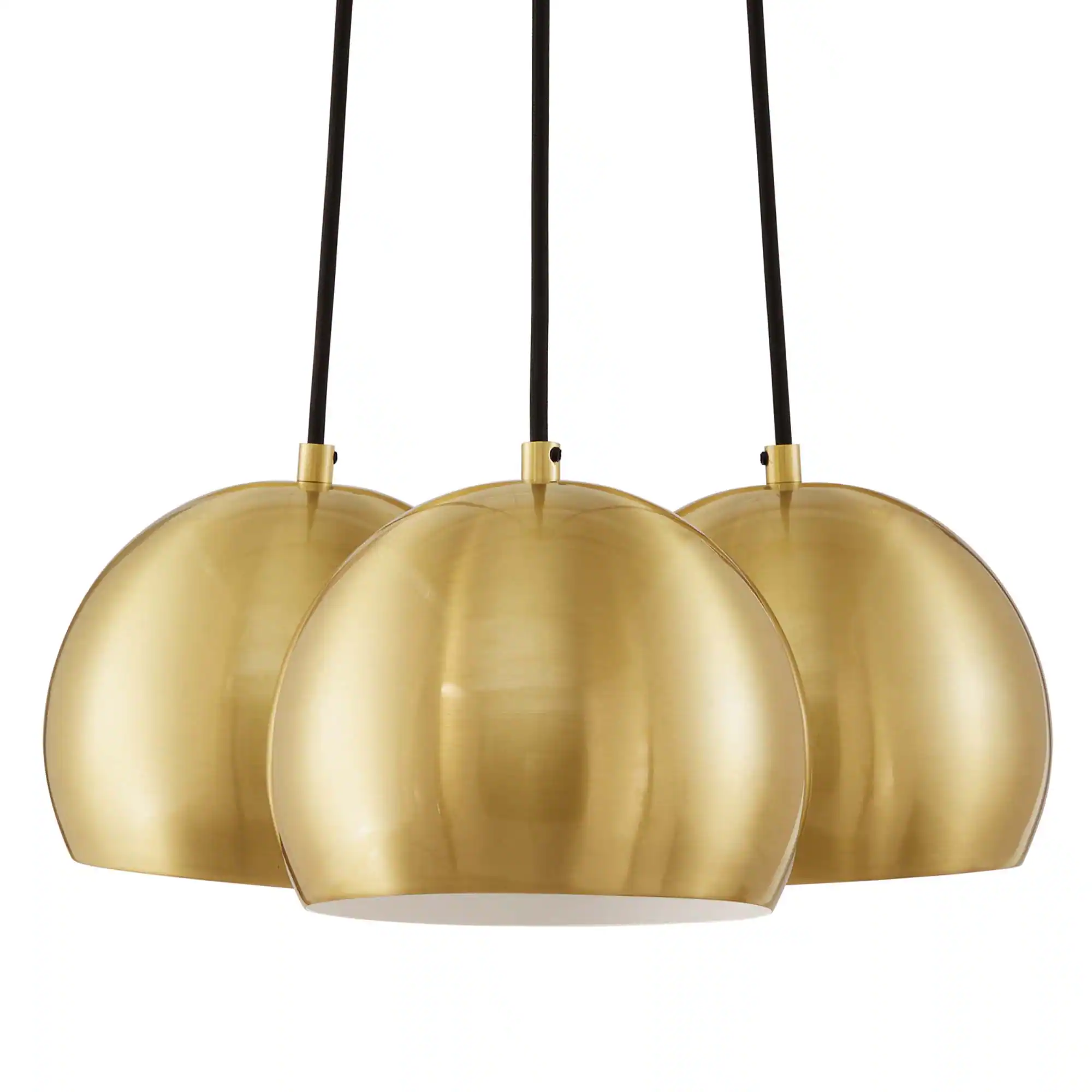Alt View 4. Modway - Chalice 3-Light Metal Pendant by Modway - Satin Brass.