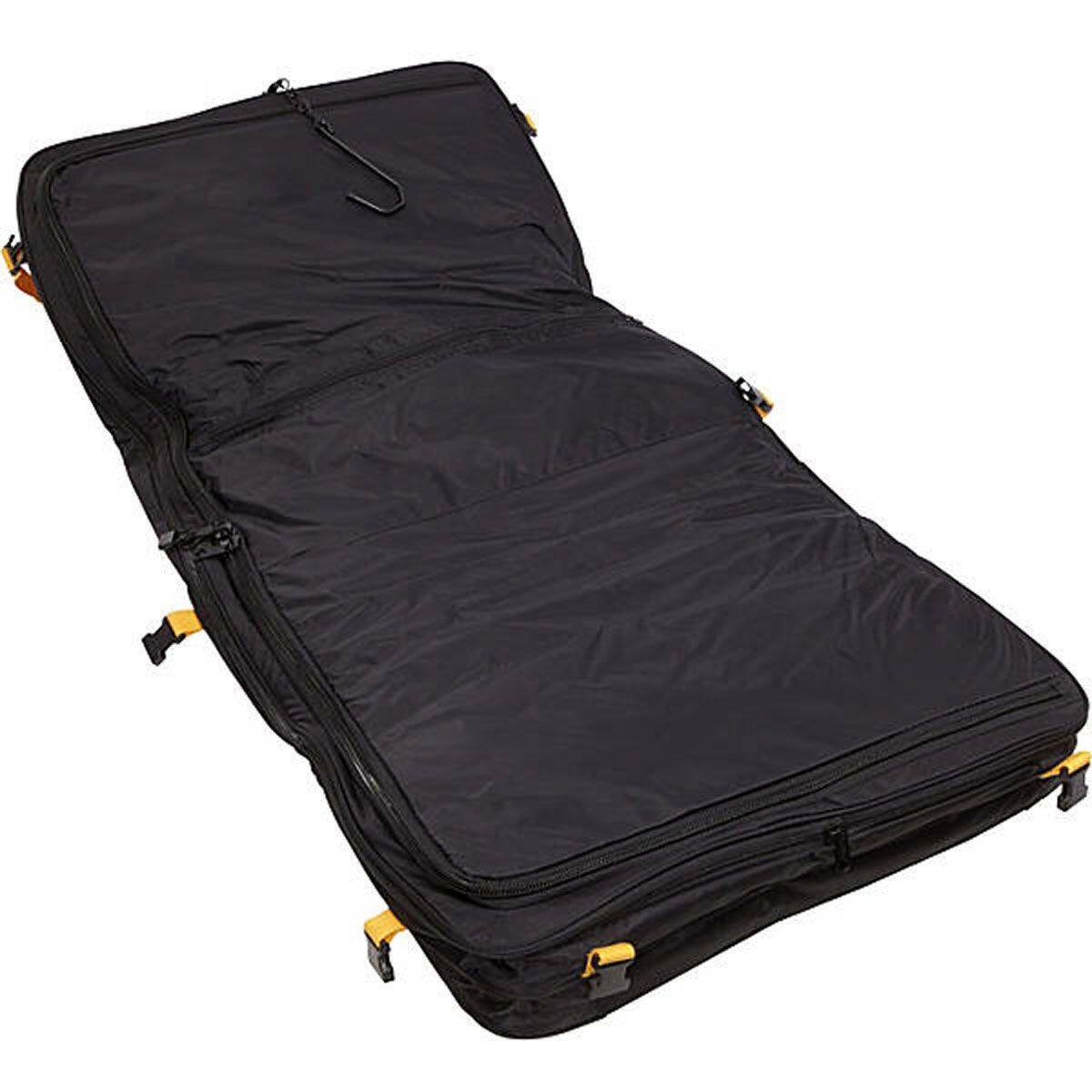Left. A.Saks - A.Saks Expandable Deluxe Tri-Fold Carry On Garment Bag - Black.