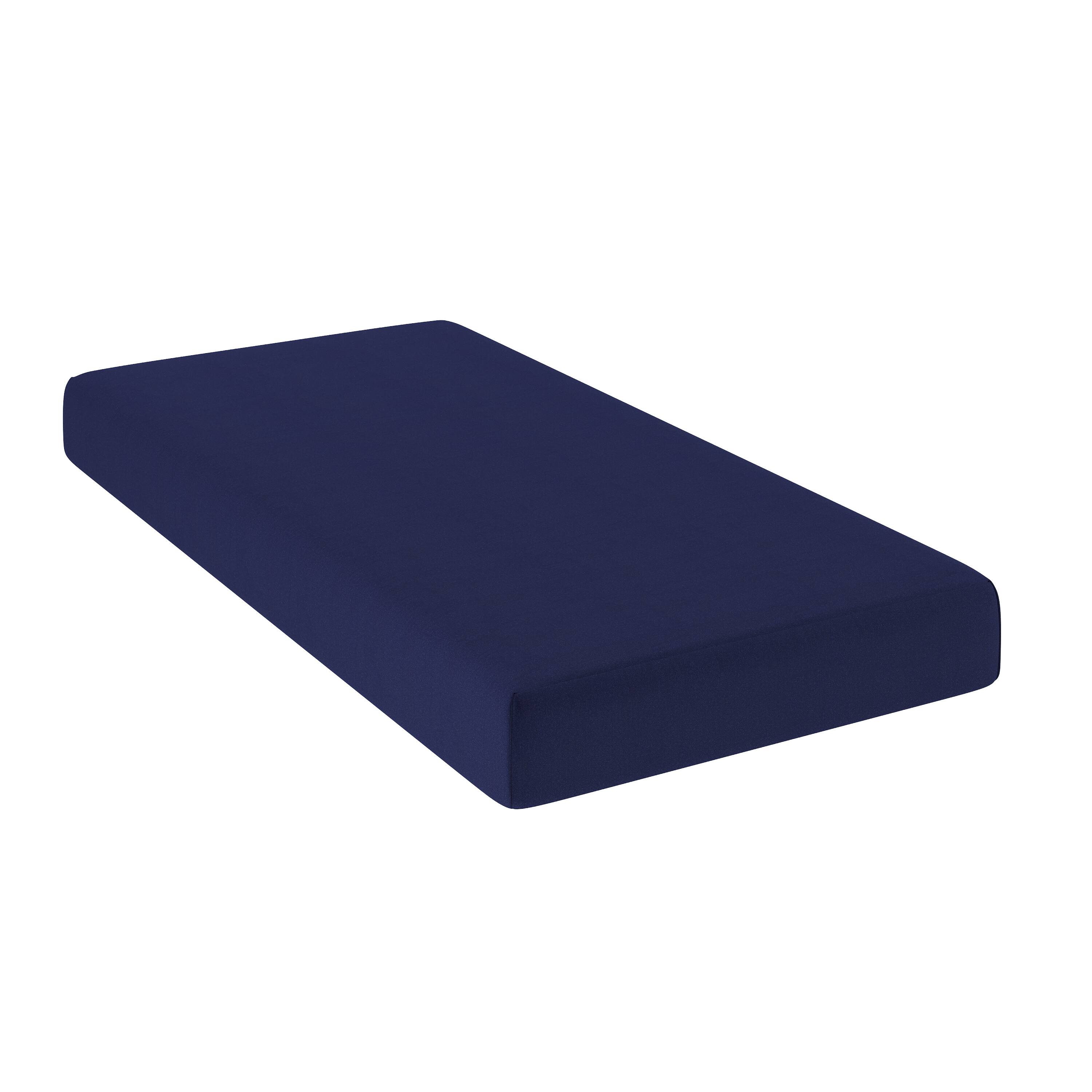 Alt View 1. Emma + Oliver - Nashua Blue Water-Resistant Memory Foam Mattress with Zippered Cover - Blue.