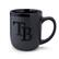 Front. WinCraft - Tampa Bay Rays 17oz. Black Tonal Ceramic Mug - Multicolor.