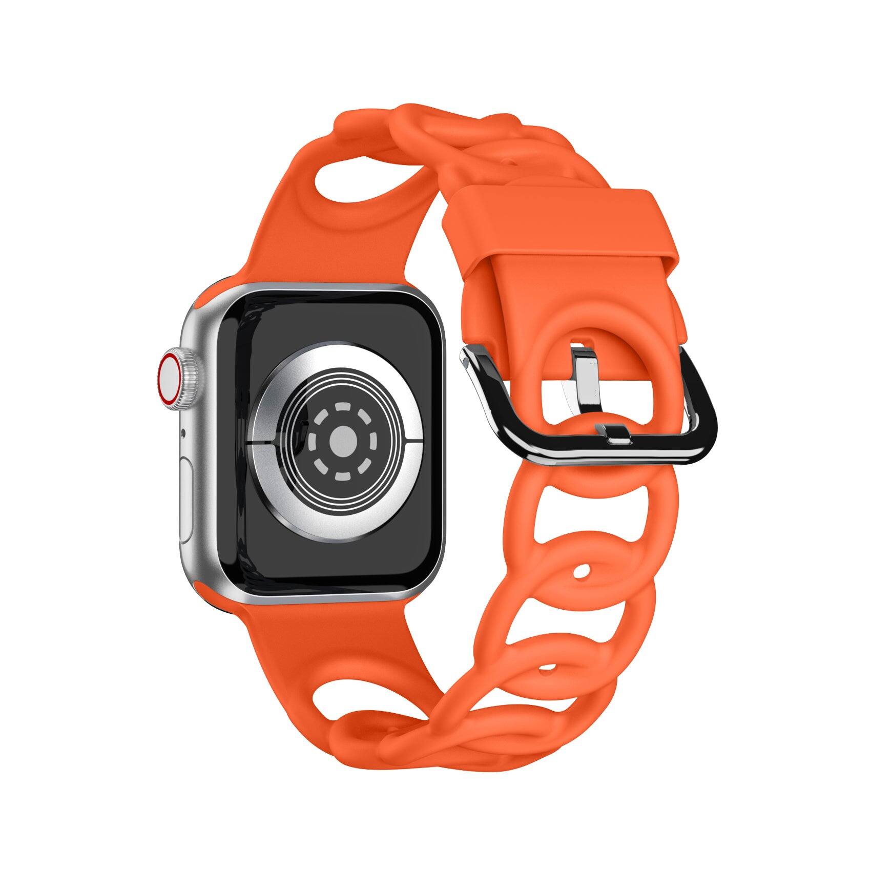 Alt View 6. Waloo - Waloo Silicone Link Looped Band For Apple Watch - Lilac.