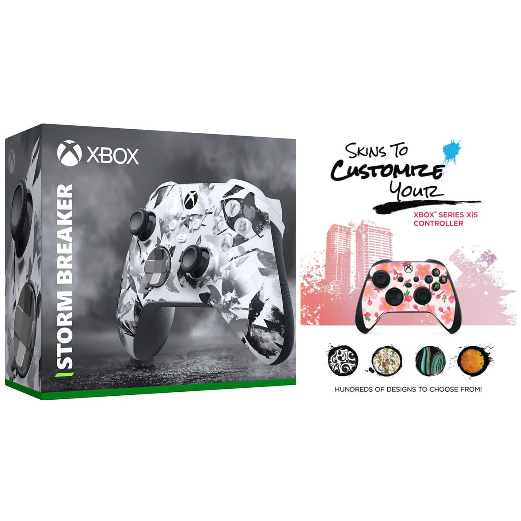 Microsoft - Xbox Wireless Controller for Series X, Series S, Windows with MightySkins Custom Skin Code - Storm Breaker