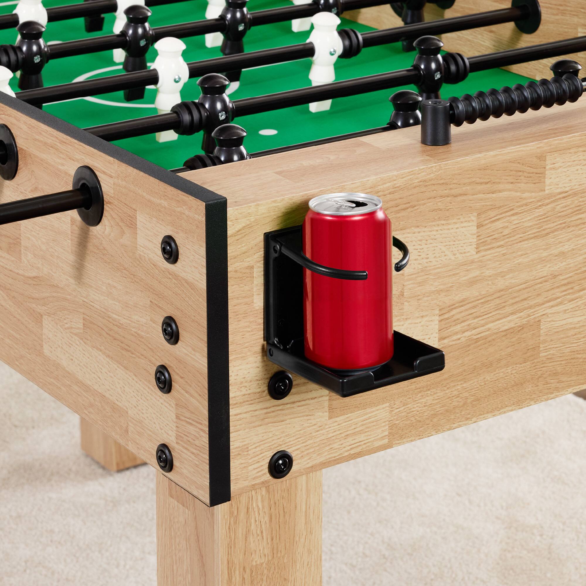 Alt View 8. Best Choice Products - Best Choice Products Large 54in Full-Size Foosball Table for Home, Game Room w/ 2 Balls, 2 Cup Holders - Natural - Natural.