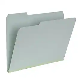 Pendaflex - Recycled File Folder, 1-Tab, Assorted, Letter Size, 25/Box (17167) - Light Green