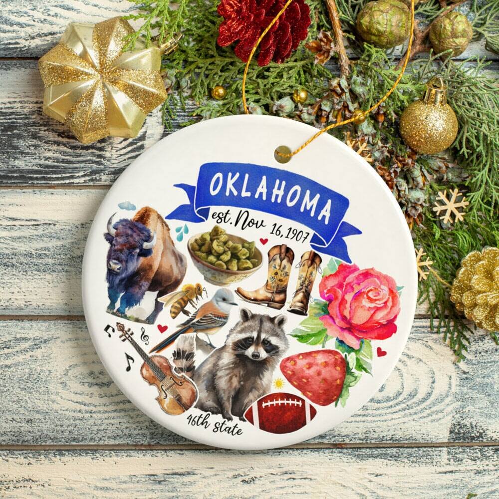 OKLAHOMA  
est. Nov 16, 1907  
46th state