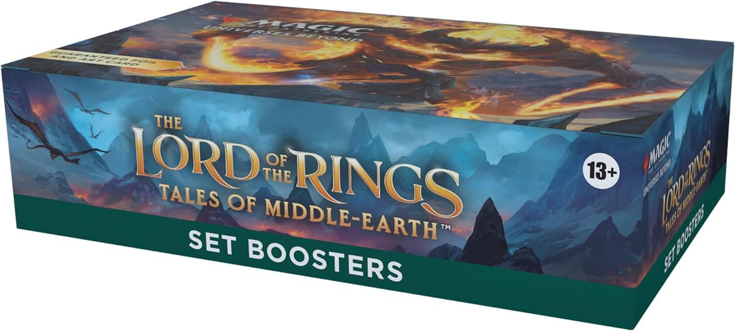 The Lord of the Rings: Tales of Middle-Earth™ Set Boosters  
13+  
Magic: The Gathering  
Universes Beyond