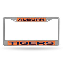 Rico Industries - Auburn University Tigers Chrome Metal Laser Cut License Plate Frame - Multi