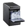 Front. Loheer - Loheer Nugget Ice Maker Pebble Chewable Ice Machine 37lbs Stainless Steel Countertop - Stainless Steel.