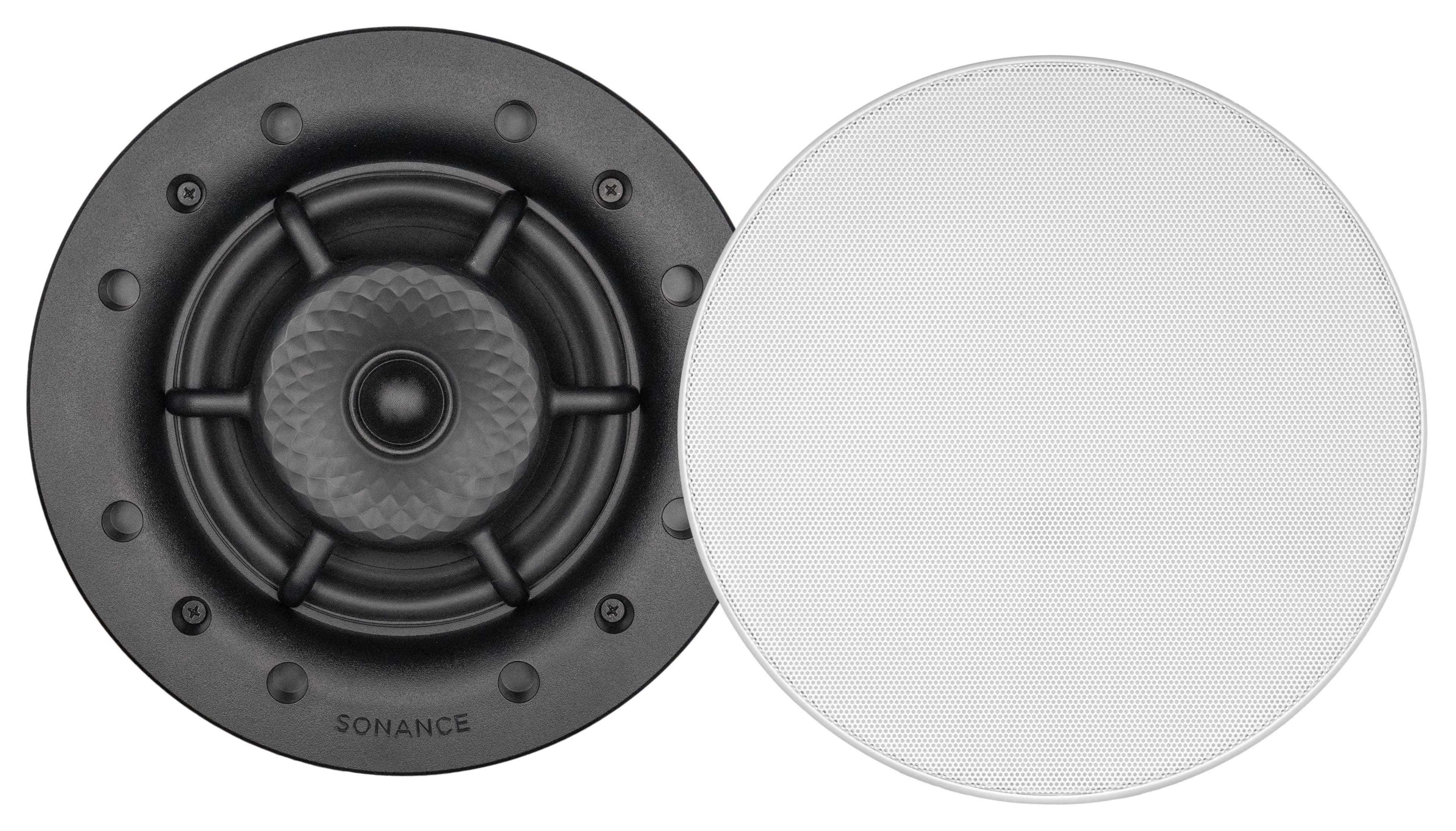 Sonance - VXXT6R SST SINGLE SPEAKER - Visual Experiece Extreme 6-1/2" Single Stereo 2-Way Indoor/Outdoor In Ceiling Speaker (Each) - Paintable White - Front_Zoom