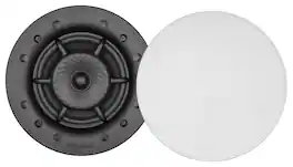 Sonance - VXXT6R SST SINGLE SPEAKER - Visual Experiece Extreme 6-1/2" Single Stereo 2-Way Indoor/Outdoor In Ceiling Speaker (Each) - Paintable White