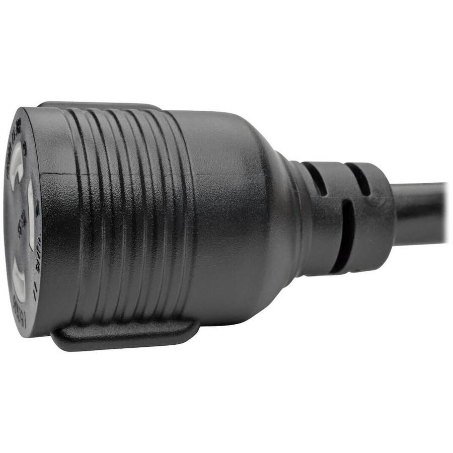 Alt View 4. Tripp Lite - Tripp Lite by Eaton Power Extension Cord NEMA L5-30P to NEMA L5-30R- Heavy-Duty 30A 125V 10 AWG 15 ft. (4.57 m) Black - Black.