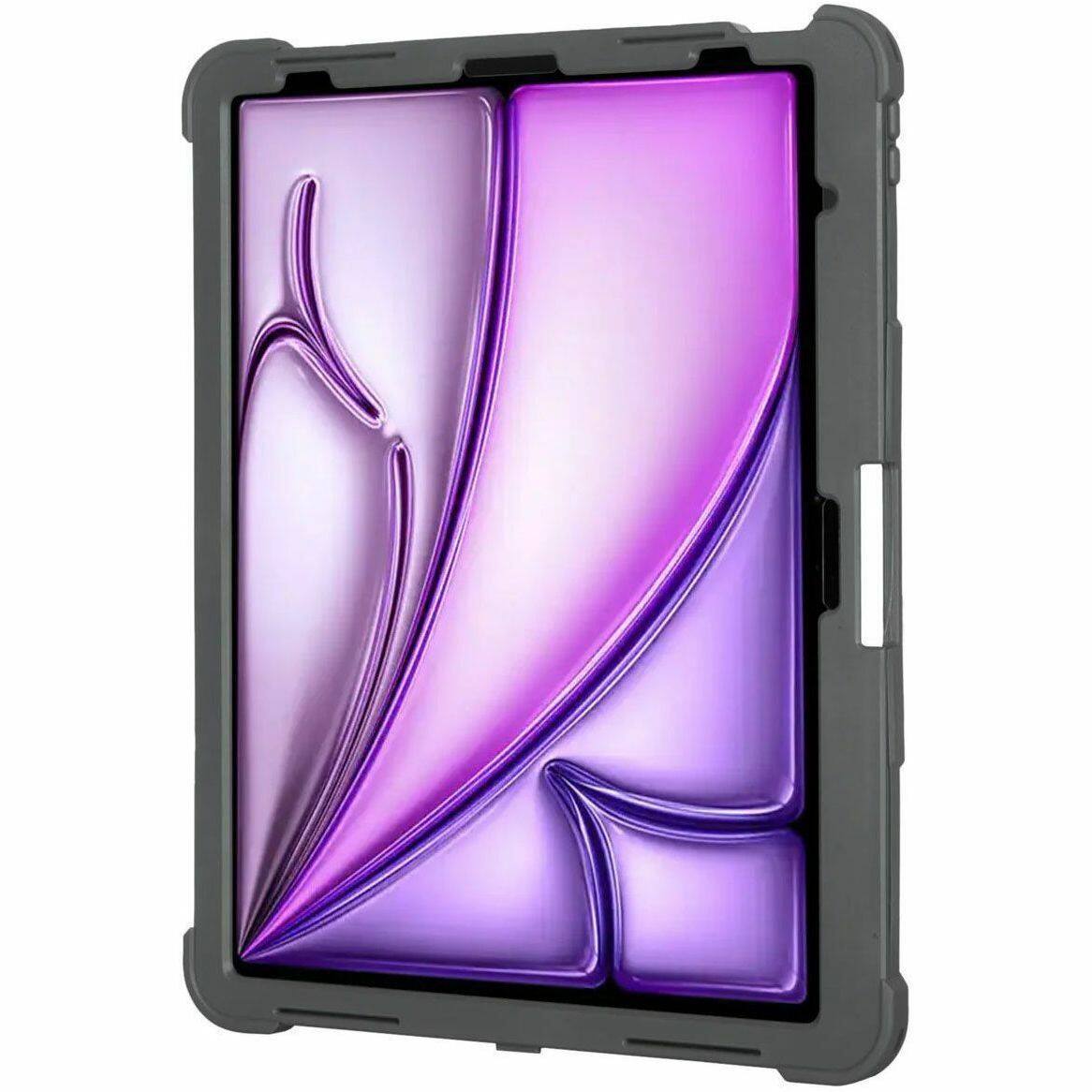 Alt View 7. Targus - SafePort® Rugged Max Case for iPad Air® 13-inch (M3)/(M2) and iPad Pro® 12.9-inch (6th, 5th, 4th, and 3rd - Gray/Clear.