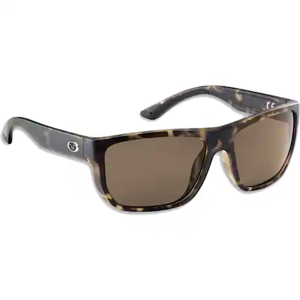 Front. Flying Fisherman - Flying Fisherman Waypoint Polarized Sunglasses - Matte Tortoise/Amber - Matte Tortoise/Amber.