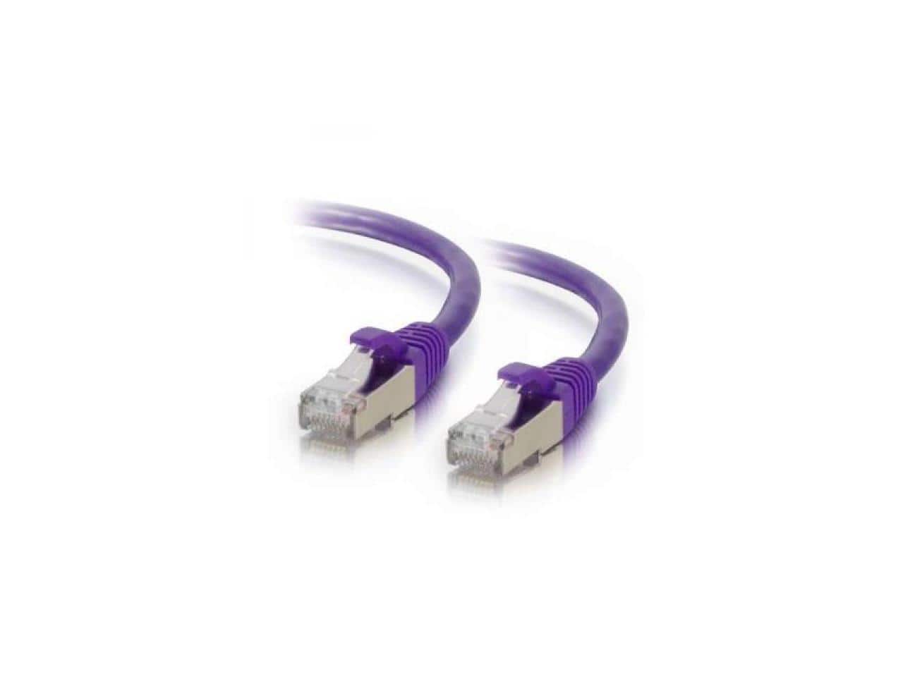 Cables to Go - C2G 00904 Cat6 Cable - Snagless Shielded Ethernet Network Patch Cable, Purple (8 Feet, 2.43 Meters) price history on PriceWatchPro