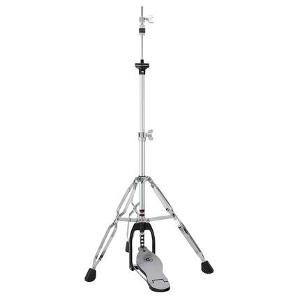 Front. Gibraltar Hardware - 4000 Series Hi Hat Stand, with Lightweight Double Braced Tripod Base, Smooth Pedal Action with Chain Drive.