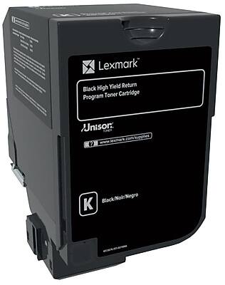 Lexmark  
Black High Yield Return Program Toner Cartridge  

Unison Toner  
www.lexmark.com/supplies  

Black/Noir/Negro  

K