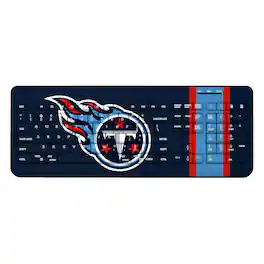 Keyscaper - Tennessee Titans Stripe Wireless Keyboard - Multicolor