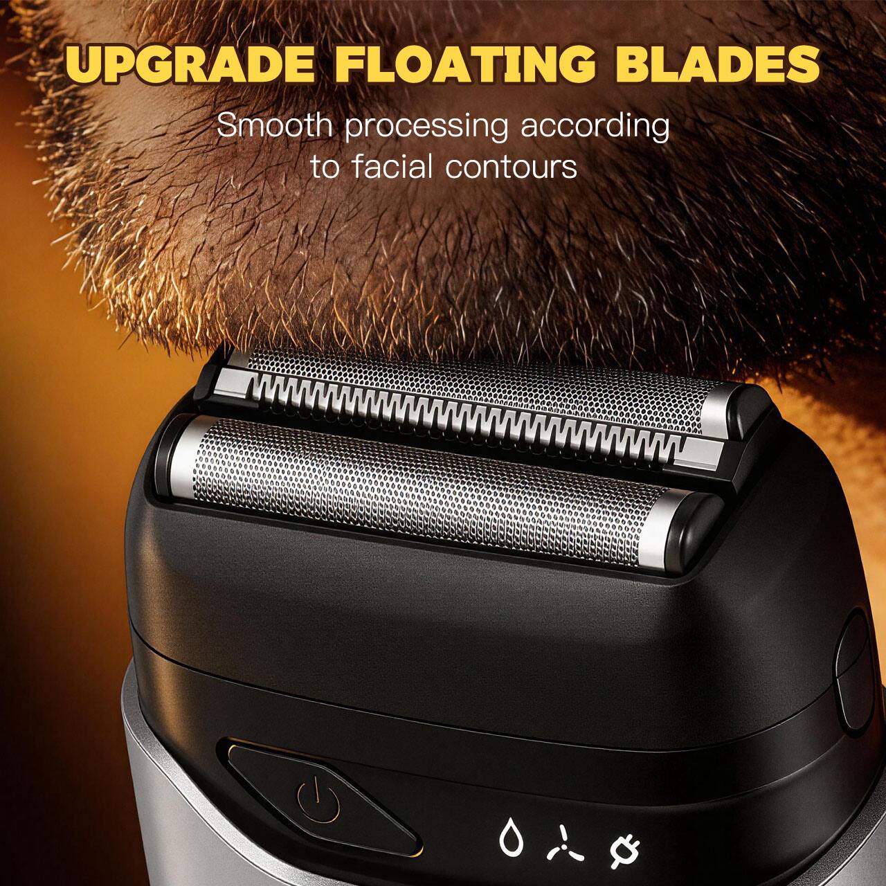 UPGRADE FLOATING BLADES  
Smooth processing according to facial contours