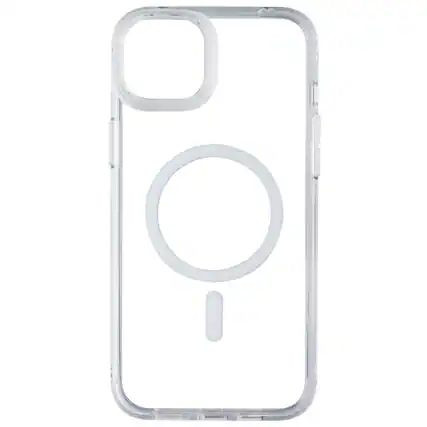 Front. Tech21 - EvoClear Series Case for MagSafe for Apple iPhone 14 Plus - Clear - Clear.