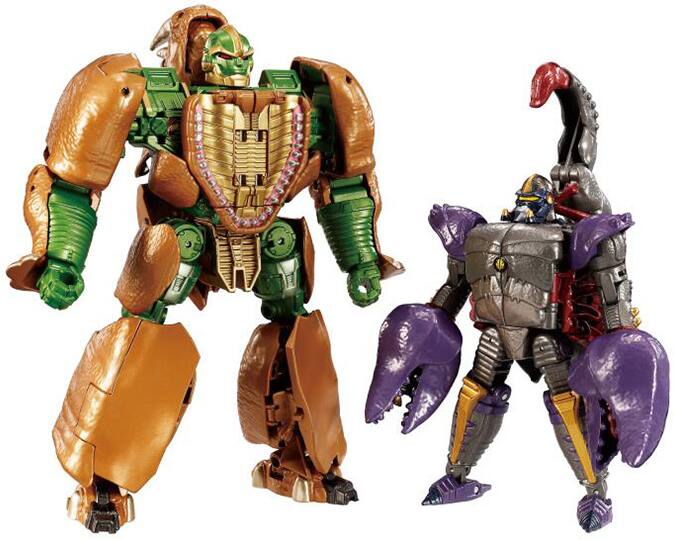 Front. Transformers - BWVS-02 Rhinox and Scorponok Two-Pack Premium Finish | Transformers: Beast Wars.