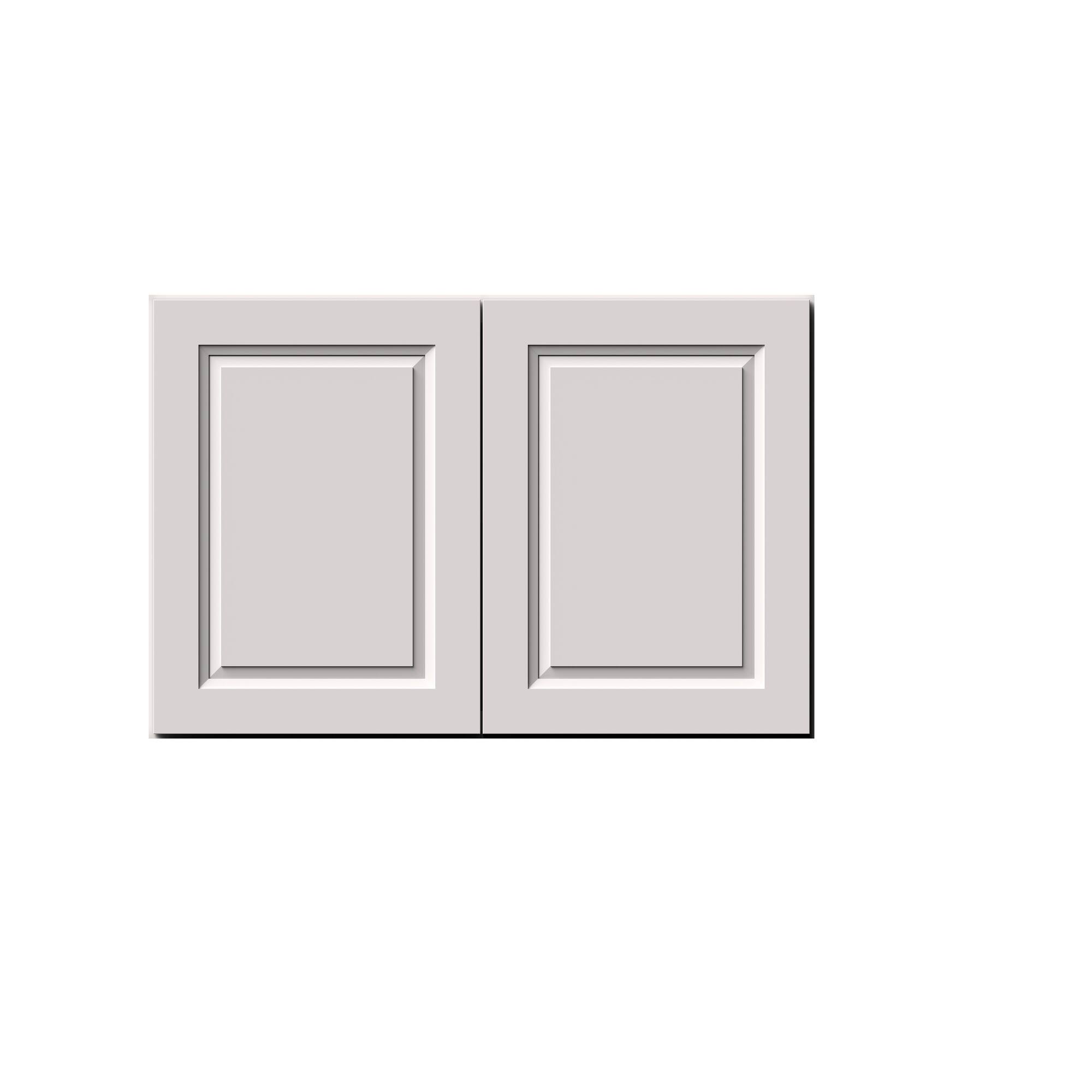 Alt View 1. Boyel Living - 36-in W x 24-in H x 12-in D Shaker RTA Kitchen Wall Cabinet with Soft-Close Doors - Glacier White.