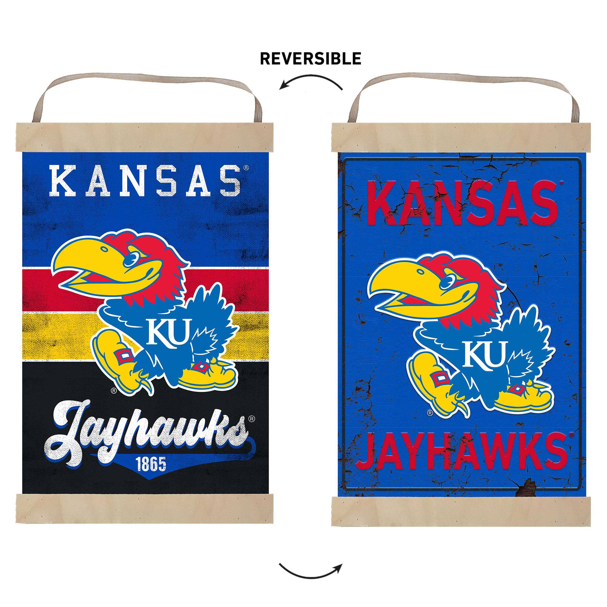REVERSIBLE KANSAS KU KANSAS KU JAYHAWKS 1865