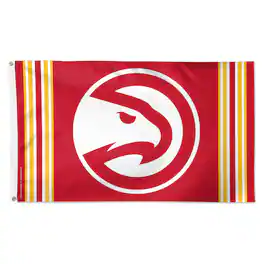 WinCraft - Atlanta Hawks 3' x 5' Vertical Stripe Deluxe Single-Sided Flag - Multicolor