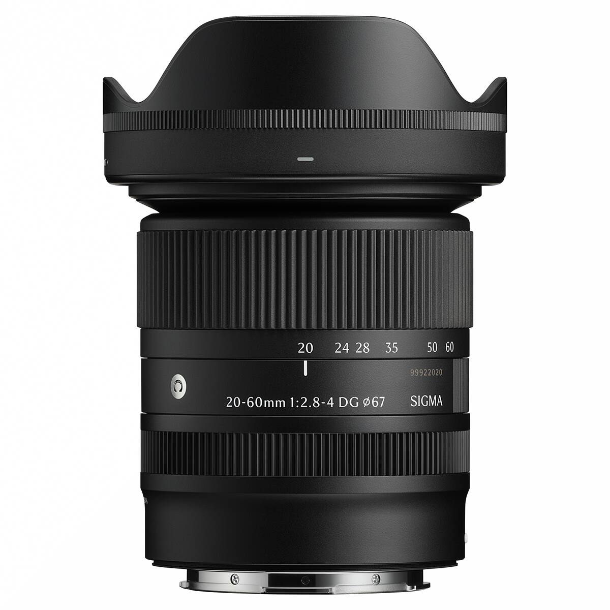 20 |  
24 28 35 50 60  
99922020  
20-60mm 1:2.8-4 DG 67  
SIGMA