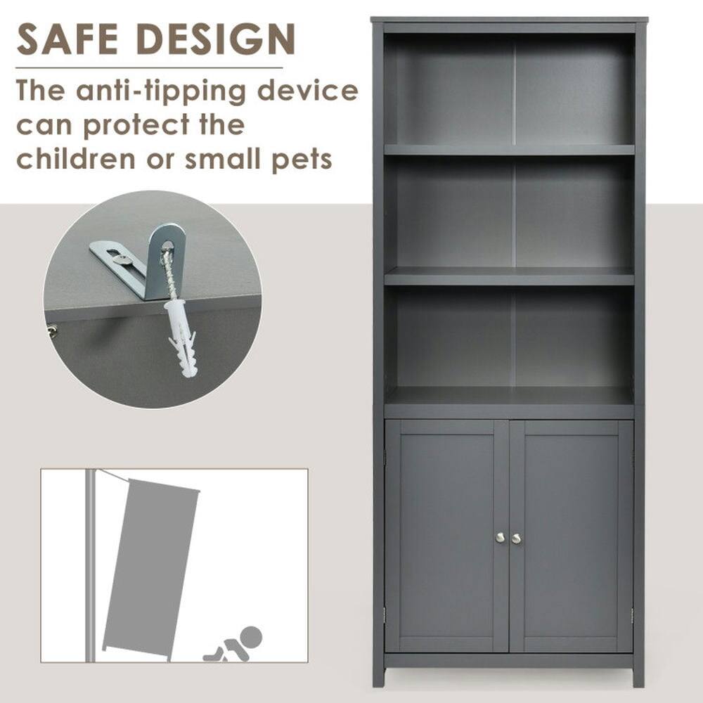 SAFE DESIGN  
The anti-tipping device can protect the children or small pets