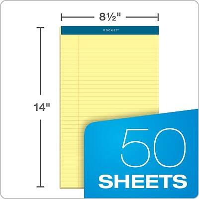8 1/2" DOCKET 14" 50 SHEETS
