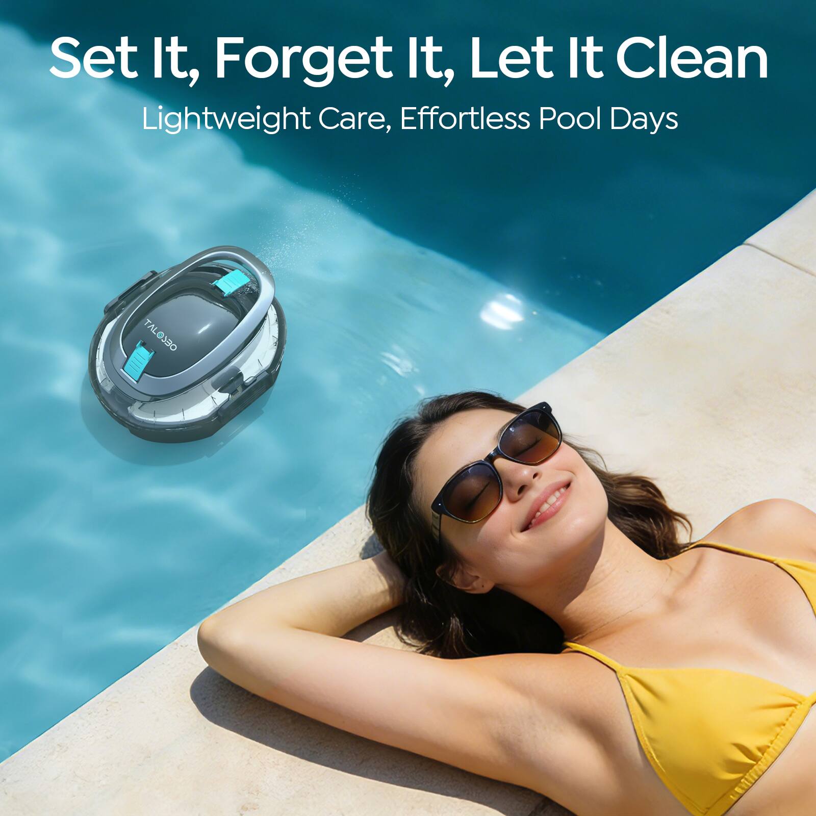 Set It, Forget It, Let It Clean  
Lightweight Care, Effortless Pool Days  

TALO330