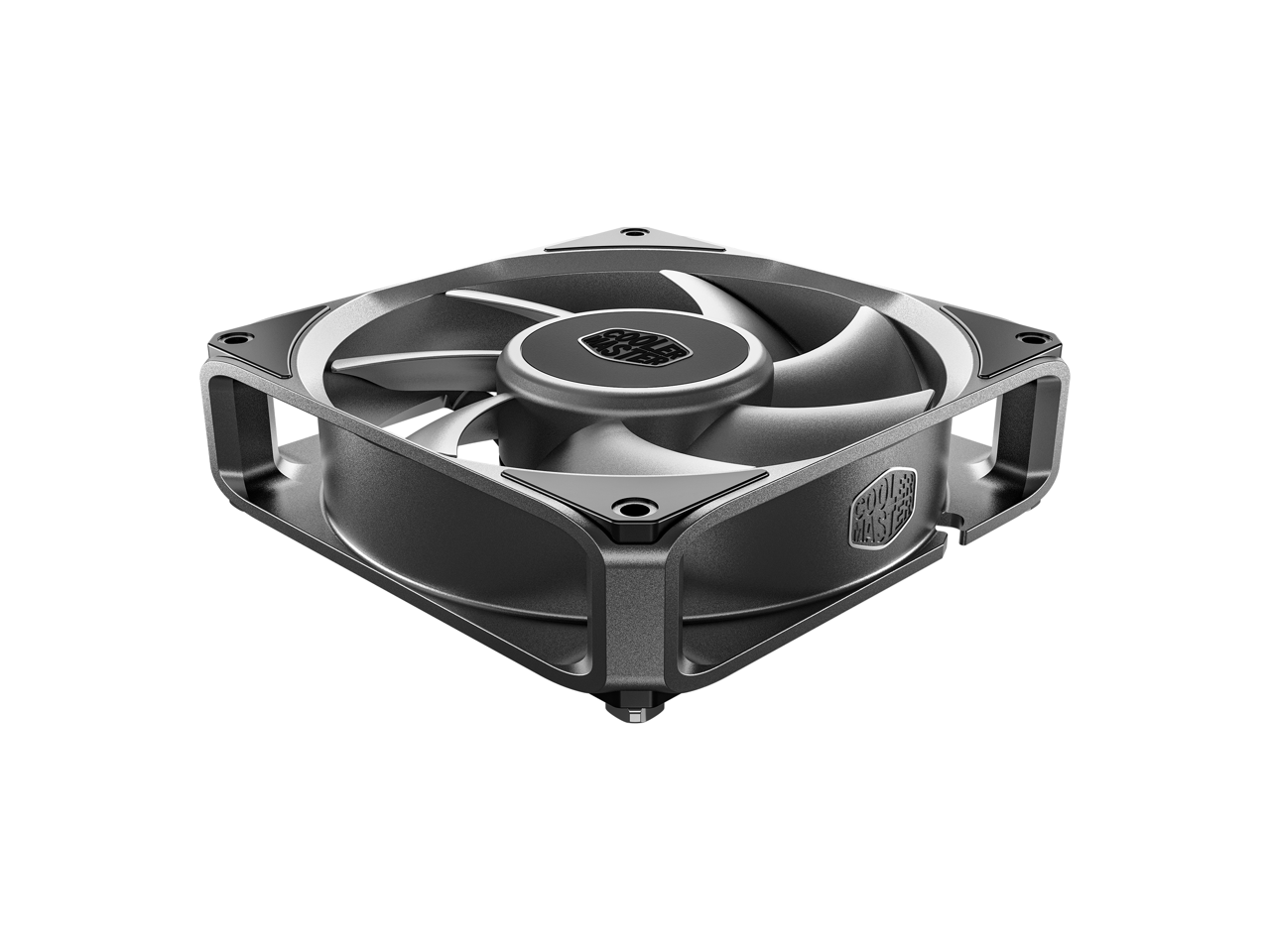 Alt View 9. Cooler Master - Cooler Master MasterFan A Series 120mm PC Fan, Aluminum Blades, 3-Phase Motor, High Air Pressure, Quiet - Black.