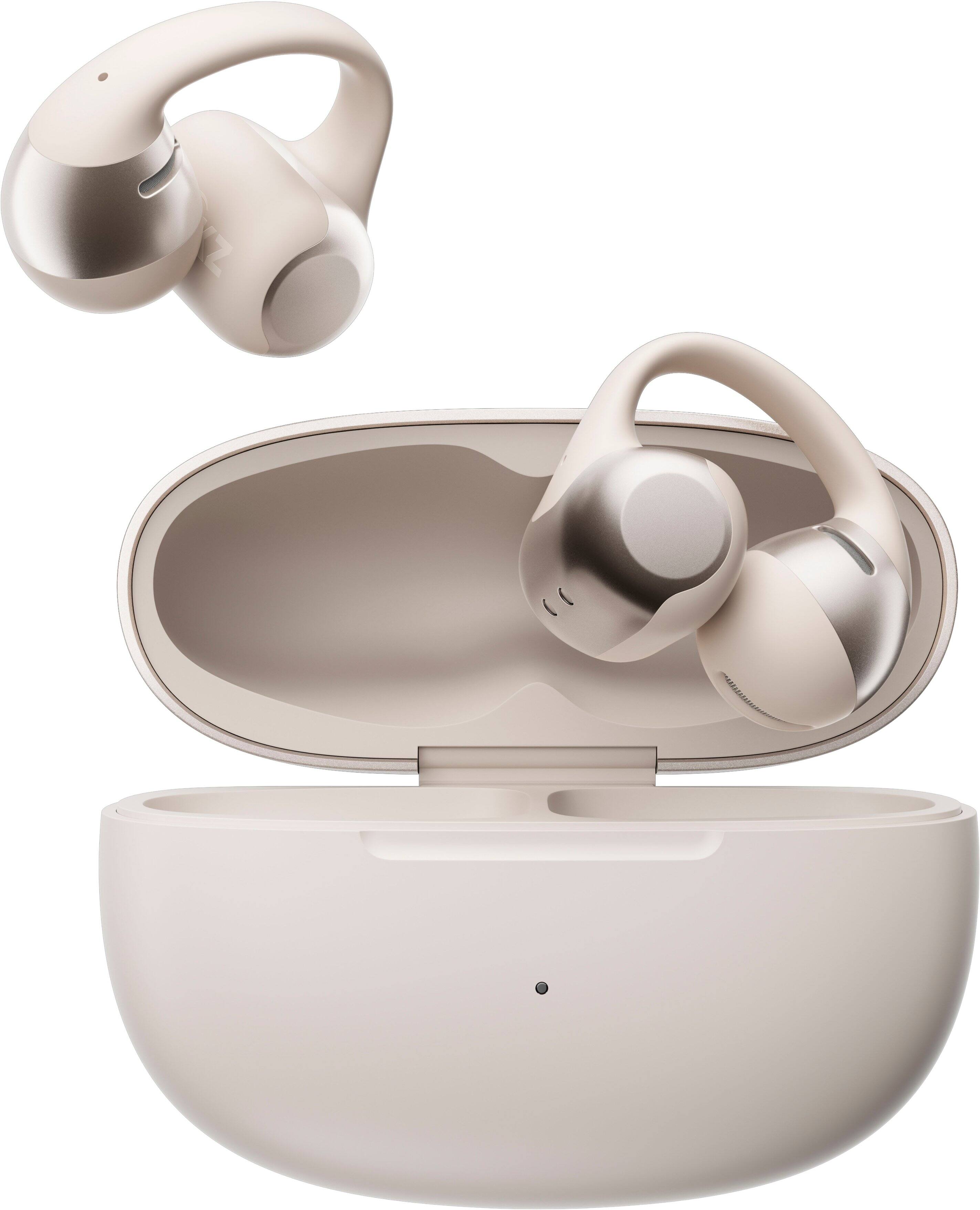 Alt View 1. Shokz - OpenDots ONE Open-Ear Clip-On True Wireless Bluetooth Earbuds - Grey.