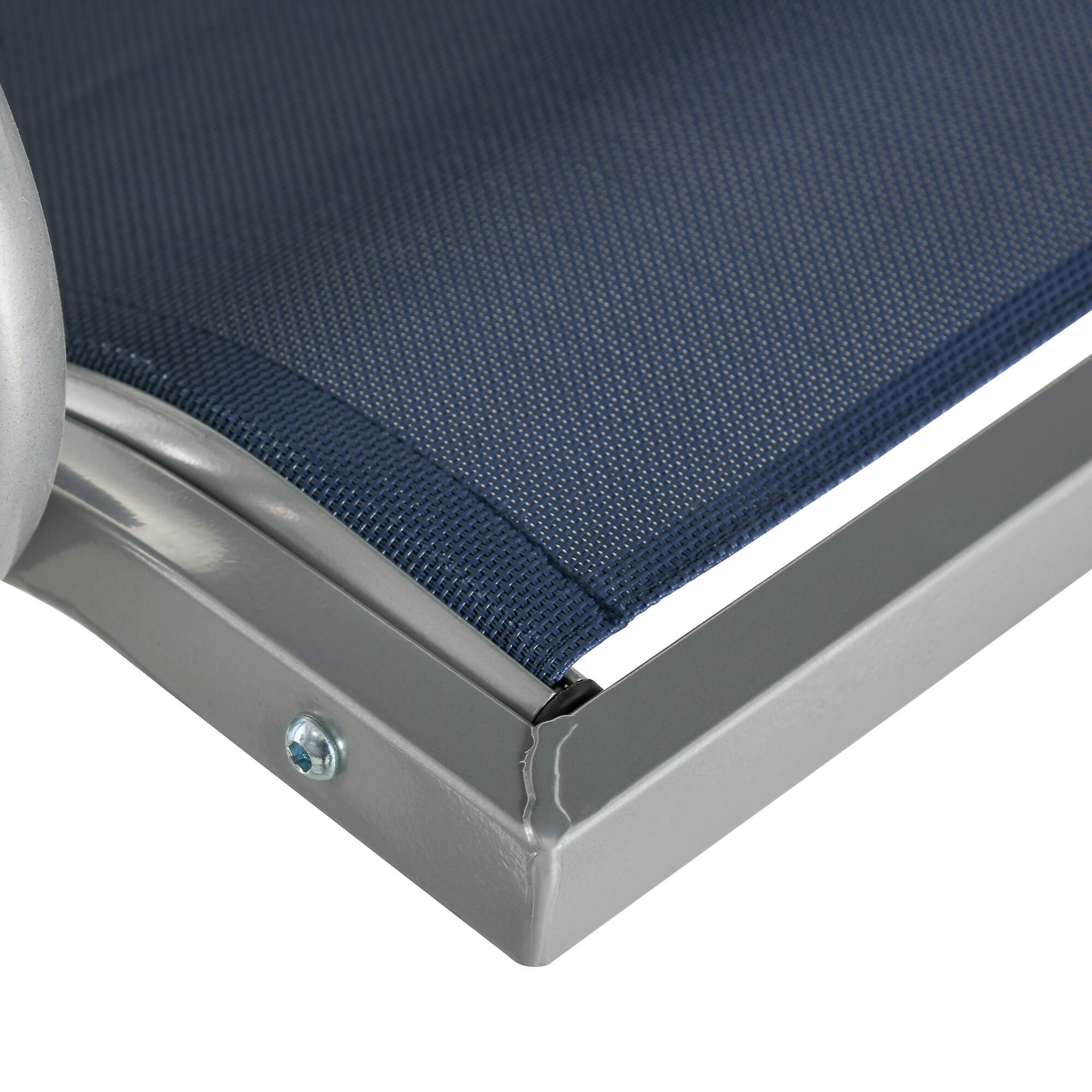 Alt View 4. Outsunny - Outsunny 3-Seat Outdoor Porch Swing Chair Patio Swing Glider with Adjustable Canopy.