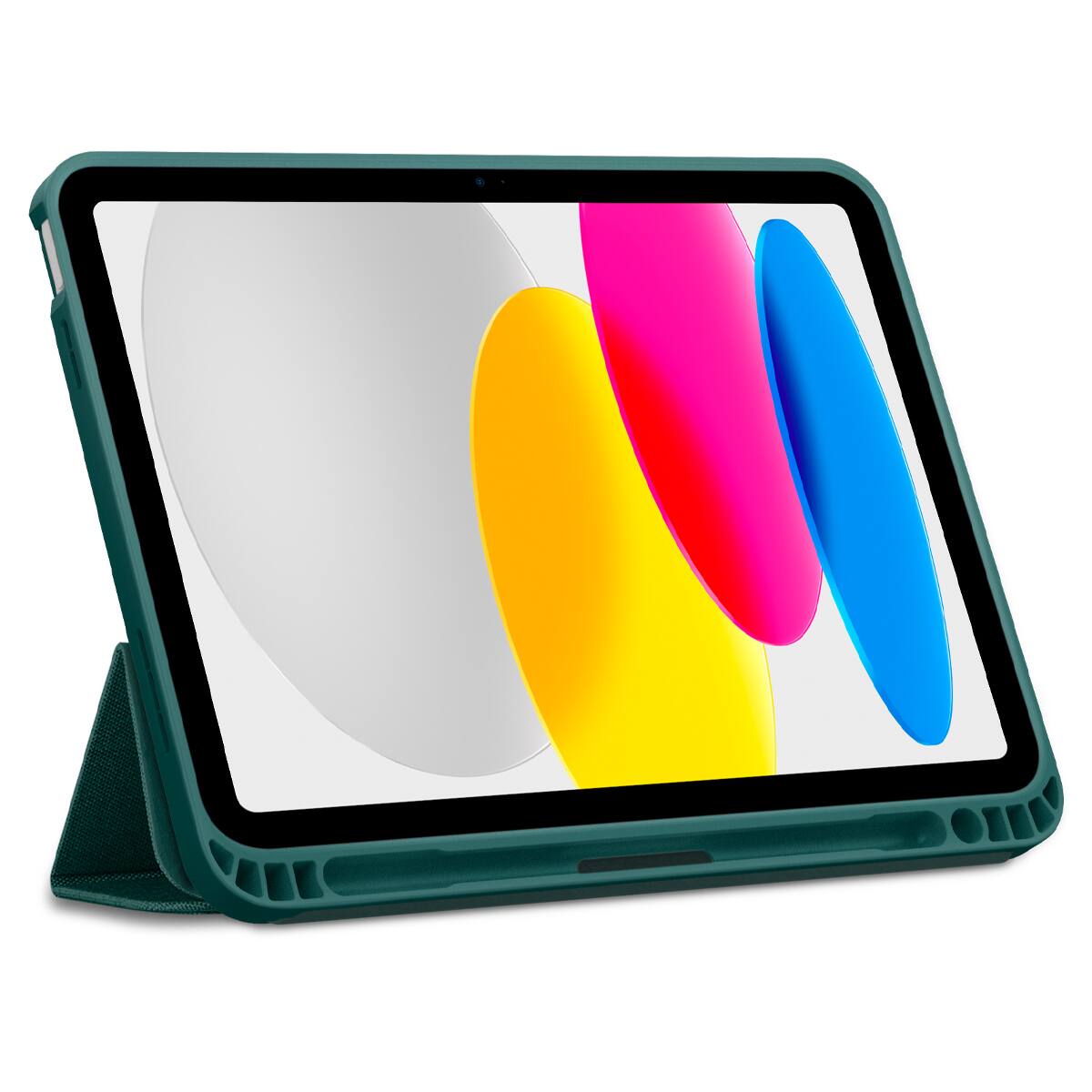Left. Spigen - Spigen Urban Fit iPad 11-inch Case - Midnight Green - Midnight Green.