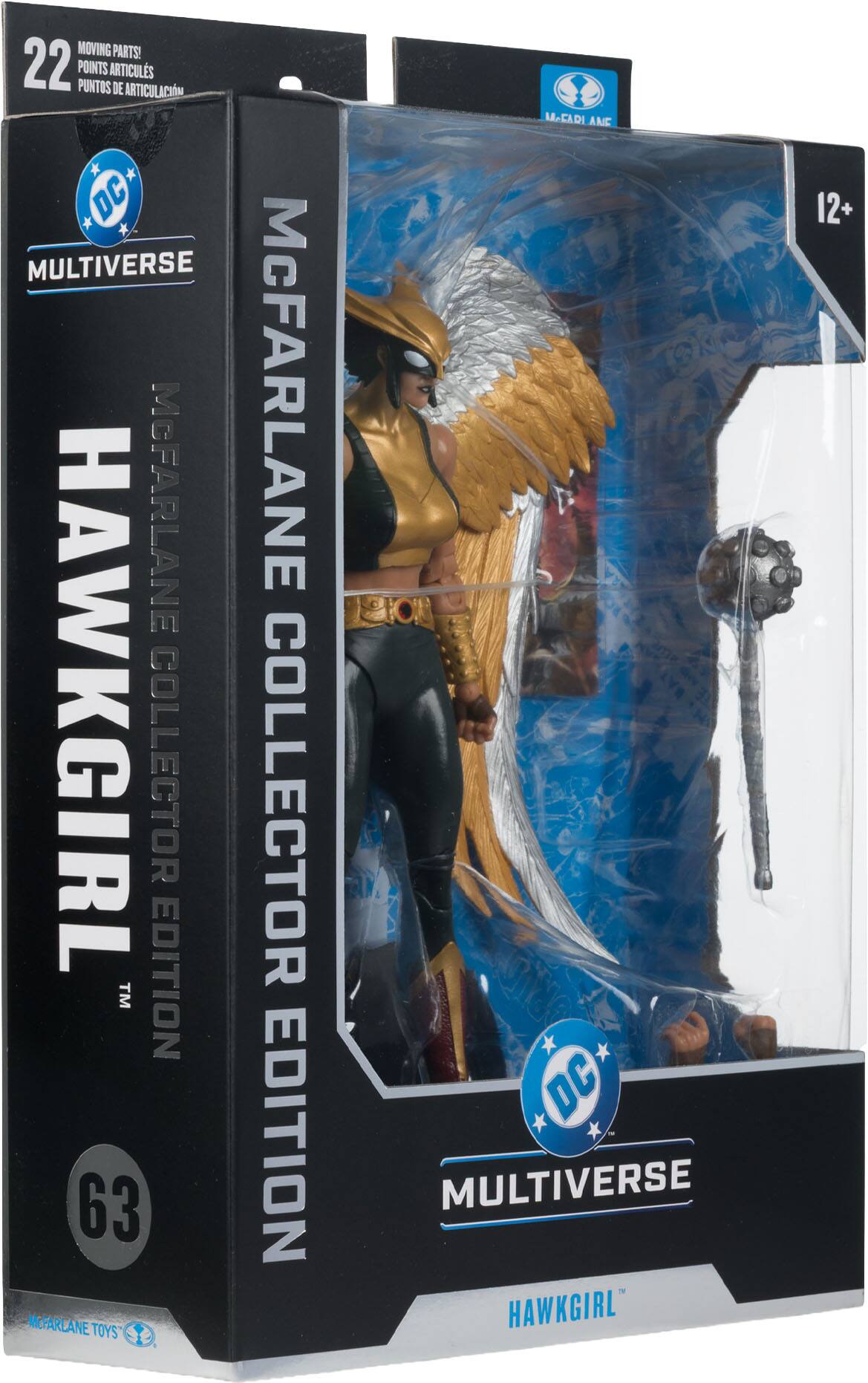 MOVING PARTS! 22 PUNTOS ARTICULS DE ARTICULACIÓN DC MULTIVERSE McFARLANE HAWKGIRL COLLECTOR TM EDITION 63 McFARLANE TOYS McFARLANE COLLECTOR EDITION MCADI ANC ORION DC MULTIVERSE HAWKGIRL 12+