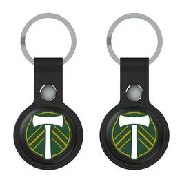 Keyscaper - Portland Timbers Portland Timbers Two-Pack Insignia AirTag Holders - No Size - Black